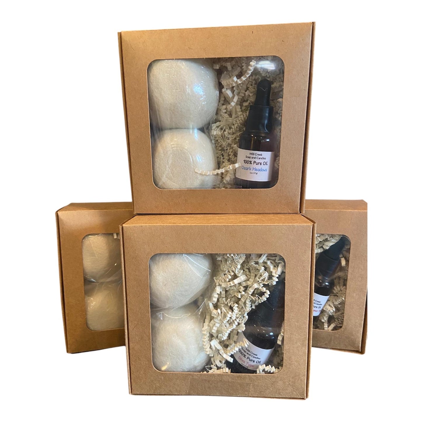 Wool Dryer Balls with Oil