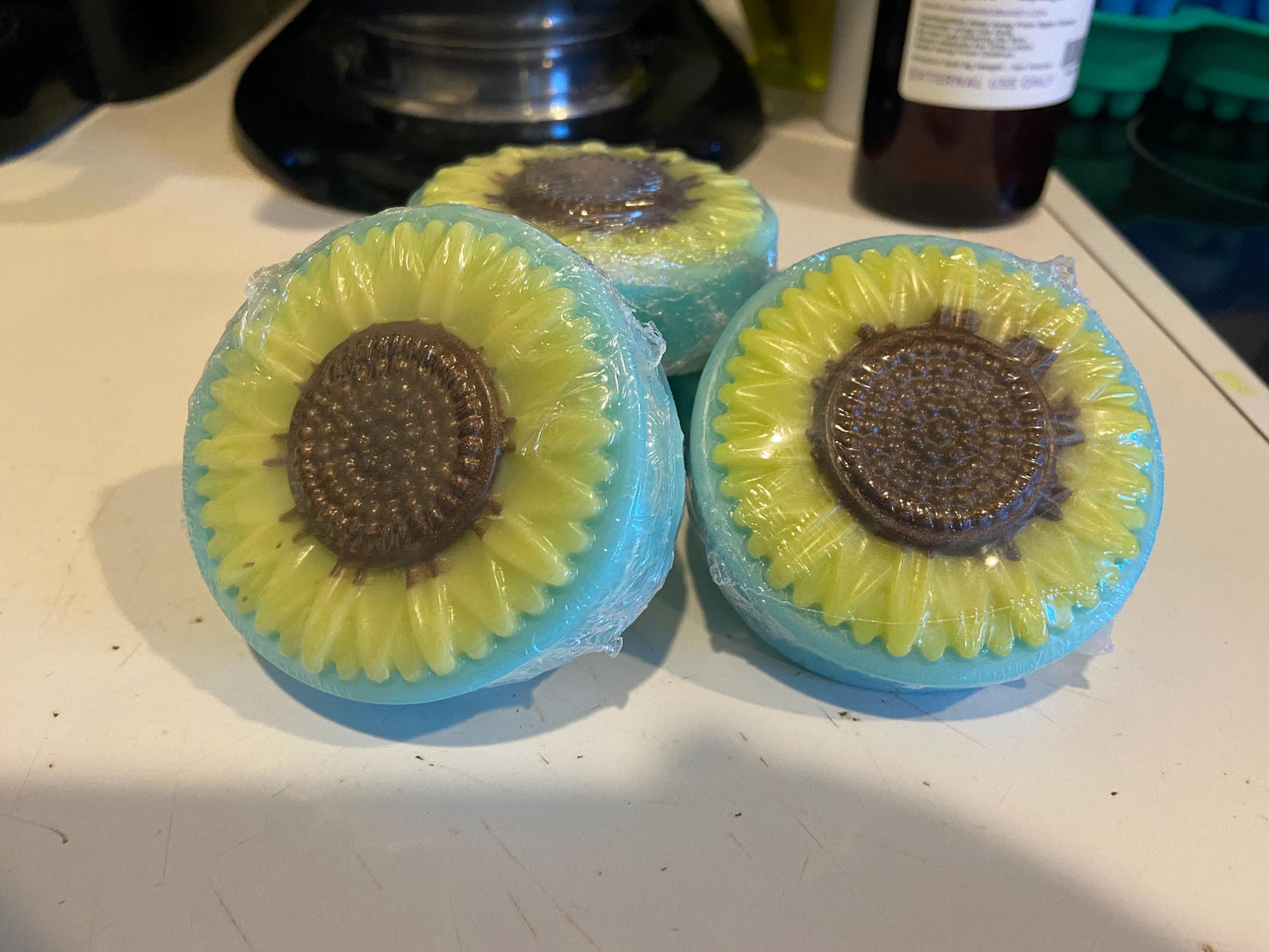Grand Wishes Sunflower Luffa Goat Milk Soap | Fruity Floral Bath Bar