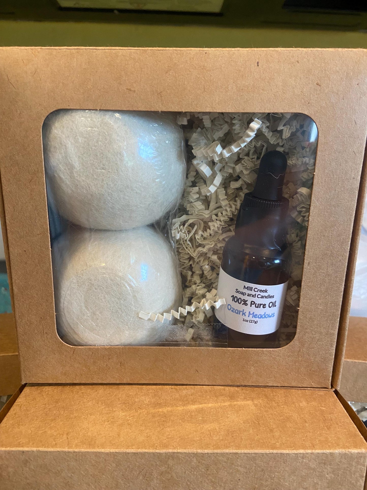 Wool Dryer Balls with Oil