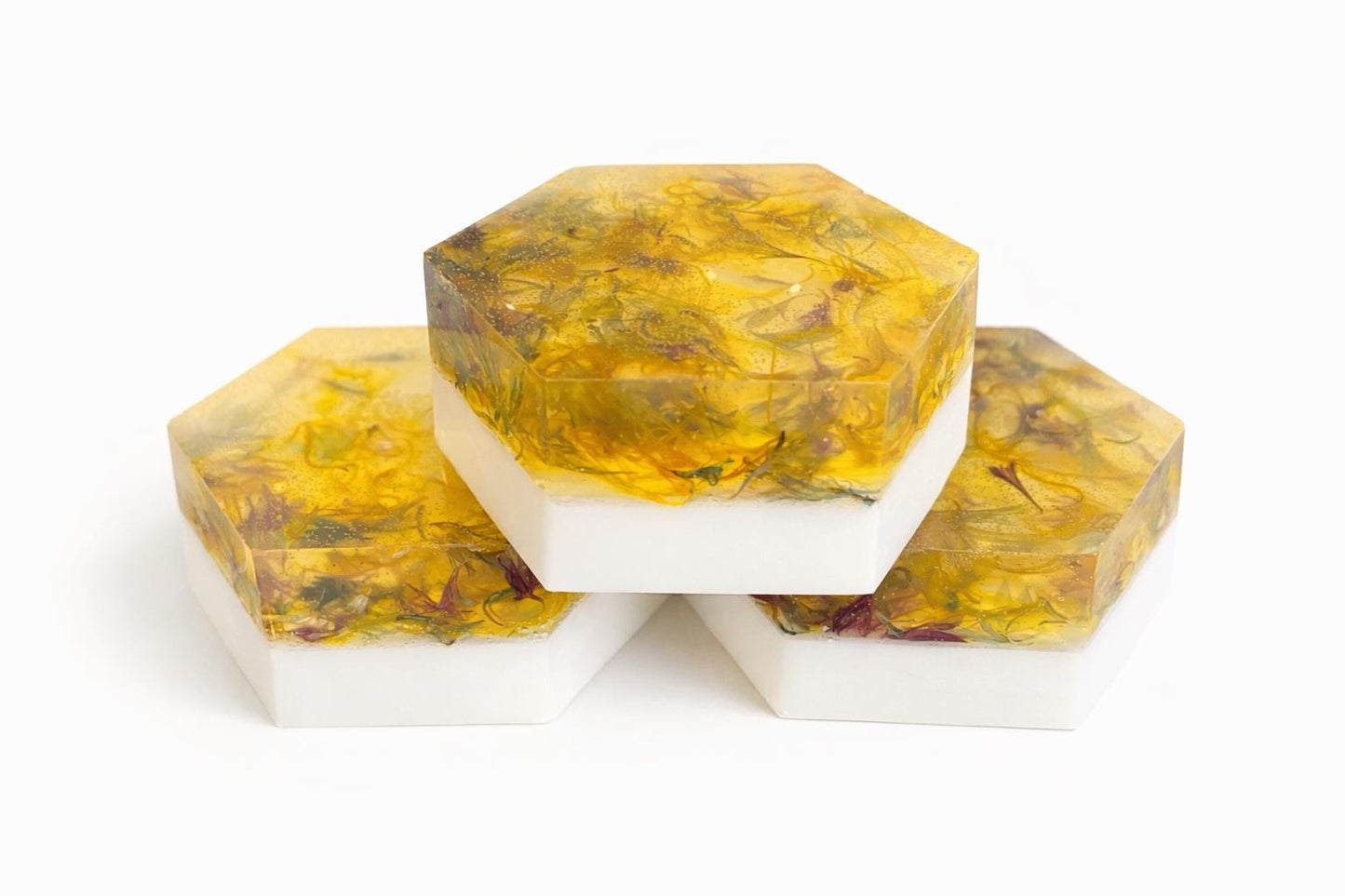 Goat Milk Wildflower Soap Bar | Botanical Calendula & Cornflower Handmade Bath Soap