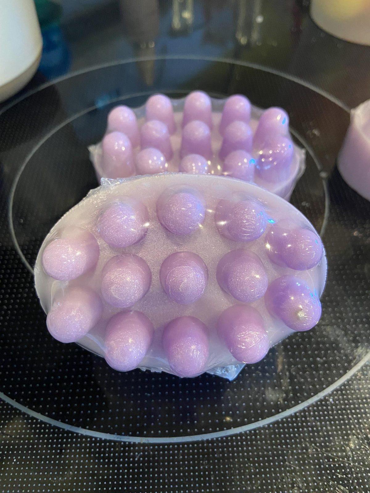 Lavender Vanilla Goat Milk Massage Soap Bar | Nourishing Spa Bath Scrub