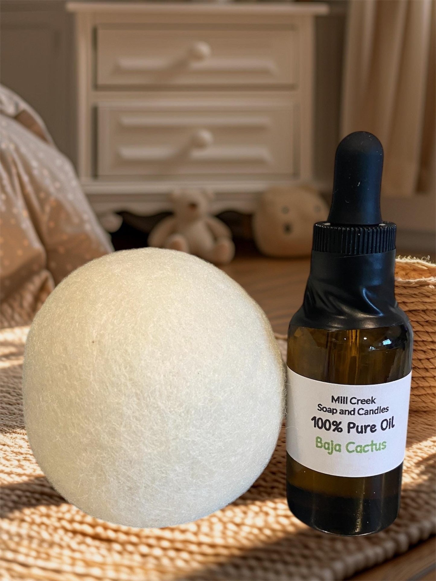Wool Dryer Balls with Oil