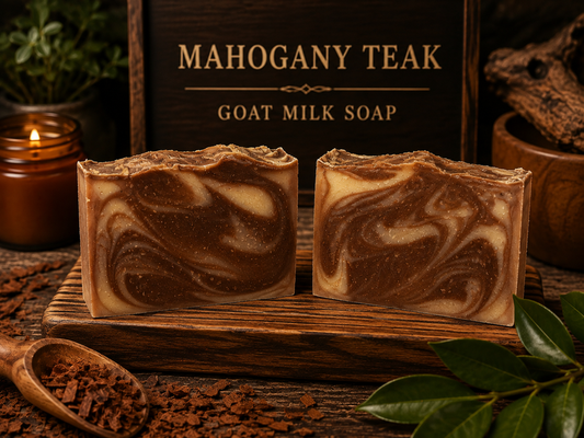 Mahogany Teak Goat Milk Soap | Pre-Orders Only| 4oz