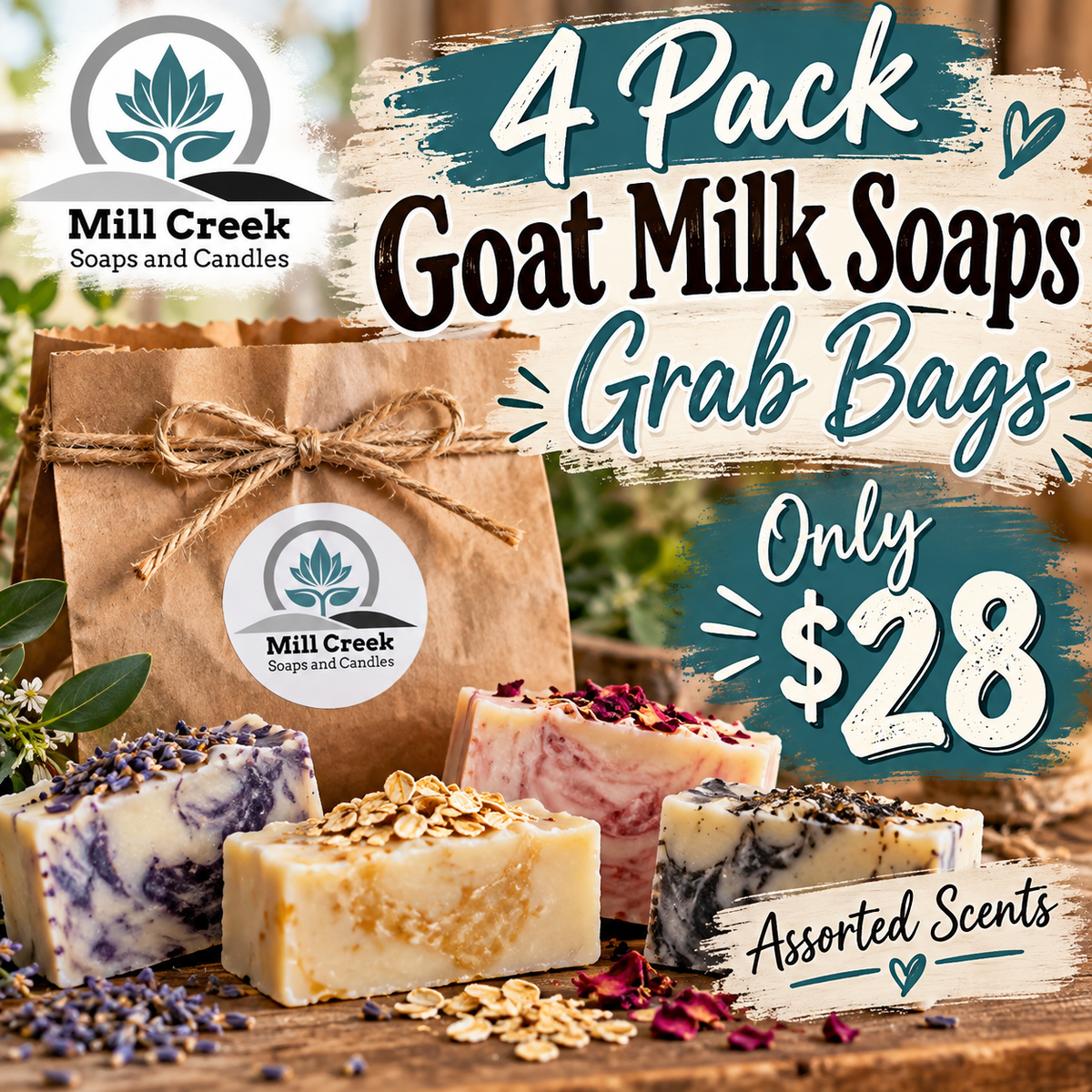 Goat Milk Soaps Grab Bag